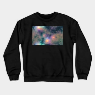 Seamless Stellar Cosmos Texture Patterns X Crewneck Sweatshirt